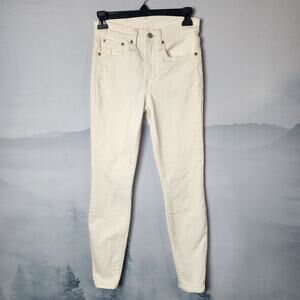 Frye Veronica Winter White Cropped Mid-Rise Skinny Jeans | Women's 24